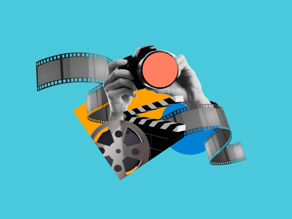 collage-about-movie-time-with-hands-holding-camera